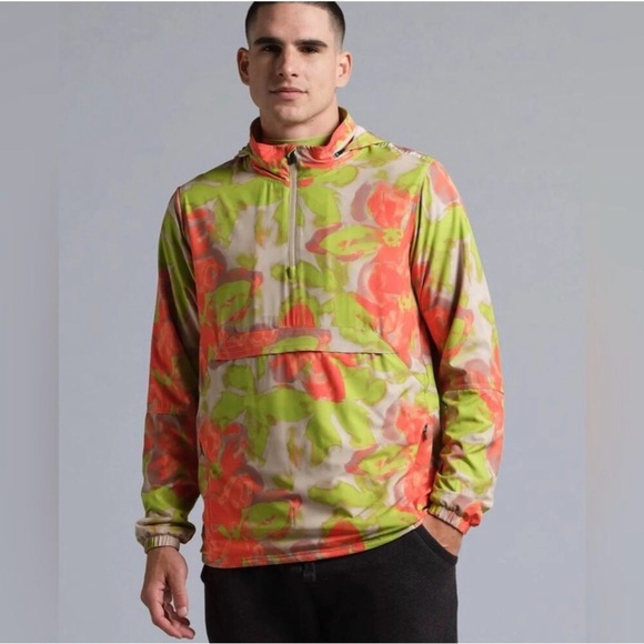 Other - NWT Municipal Sport Utility Anorak Jacket in Wildflower
Hooded Windbreaker Small